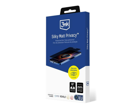 Szkło i folia ochronna 3MK Silky Matt Privacy do iPhone 16E